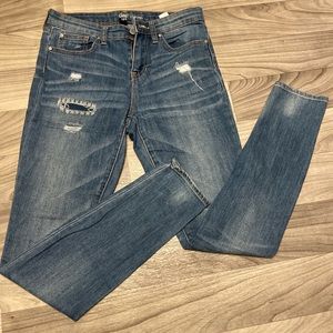 -Gap -size 2 -high rise -skinny -blue jean